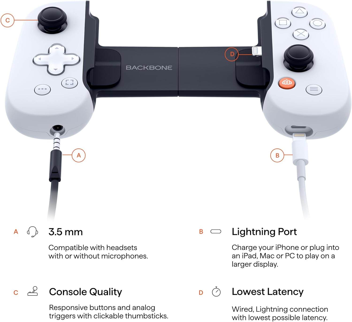 Backbone One Mobile Gaming Controller for iPhone [PlayStation